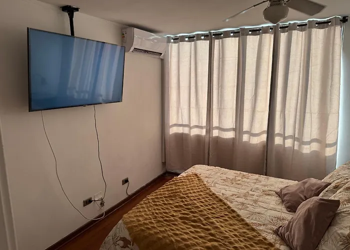 Acogedor Depto Excelente Vista, A/C