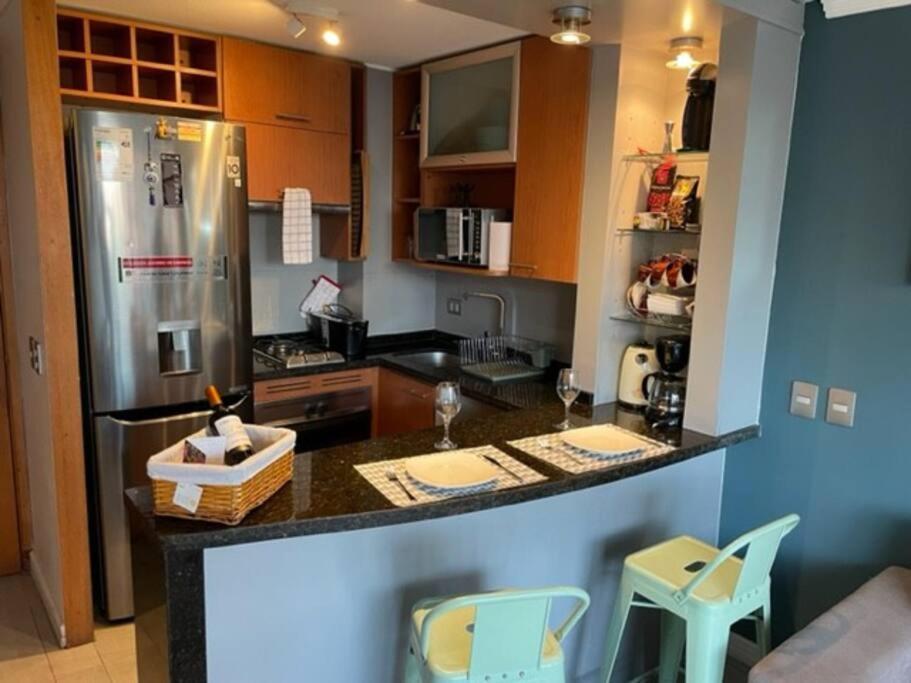 Apartamento Mall Parque Arauco. Piscina Temperada + King Bed Santiago