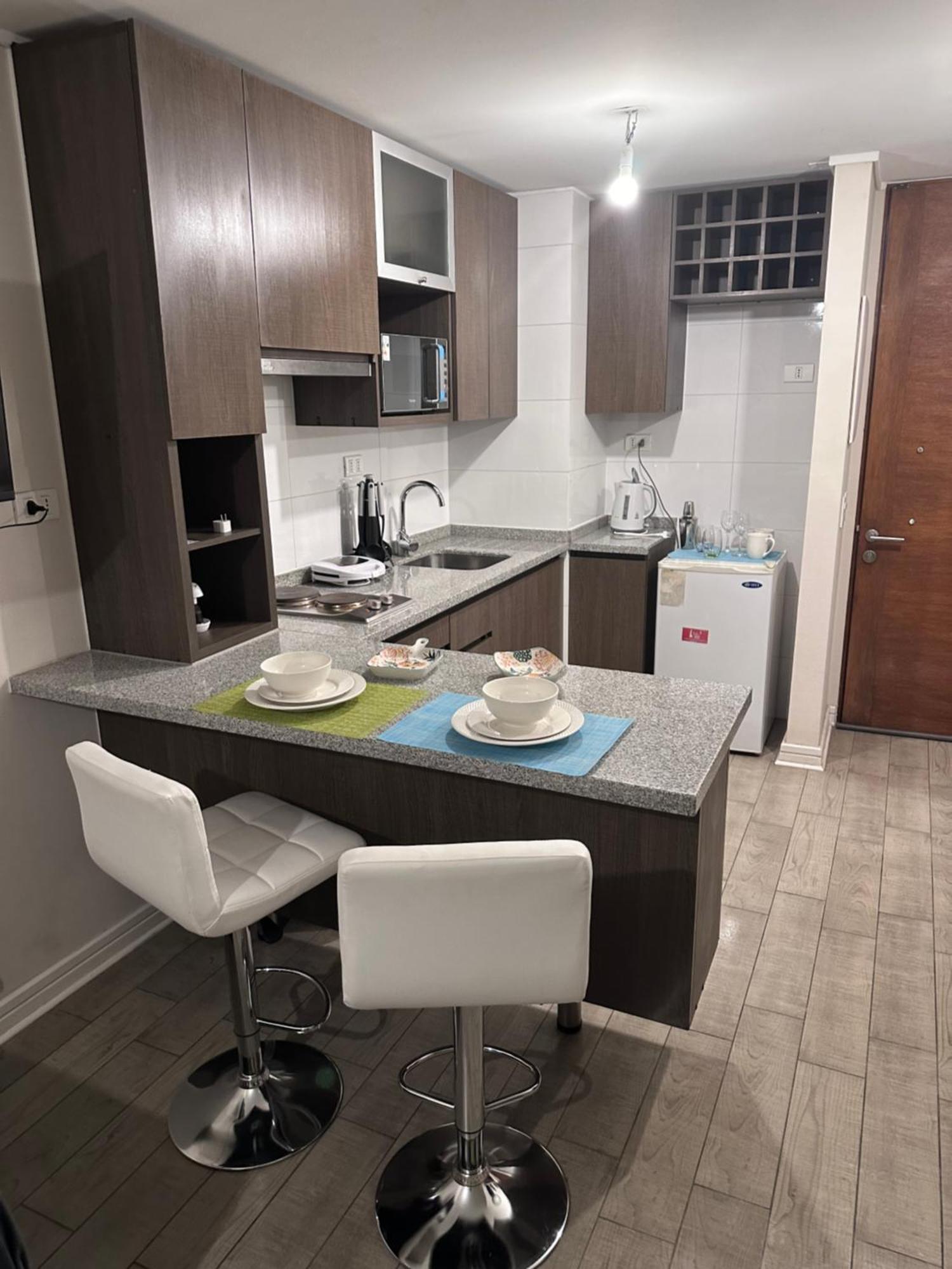 Depto/2p/business Trip/equipado. Apartamento Santiago de Chile