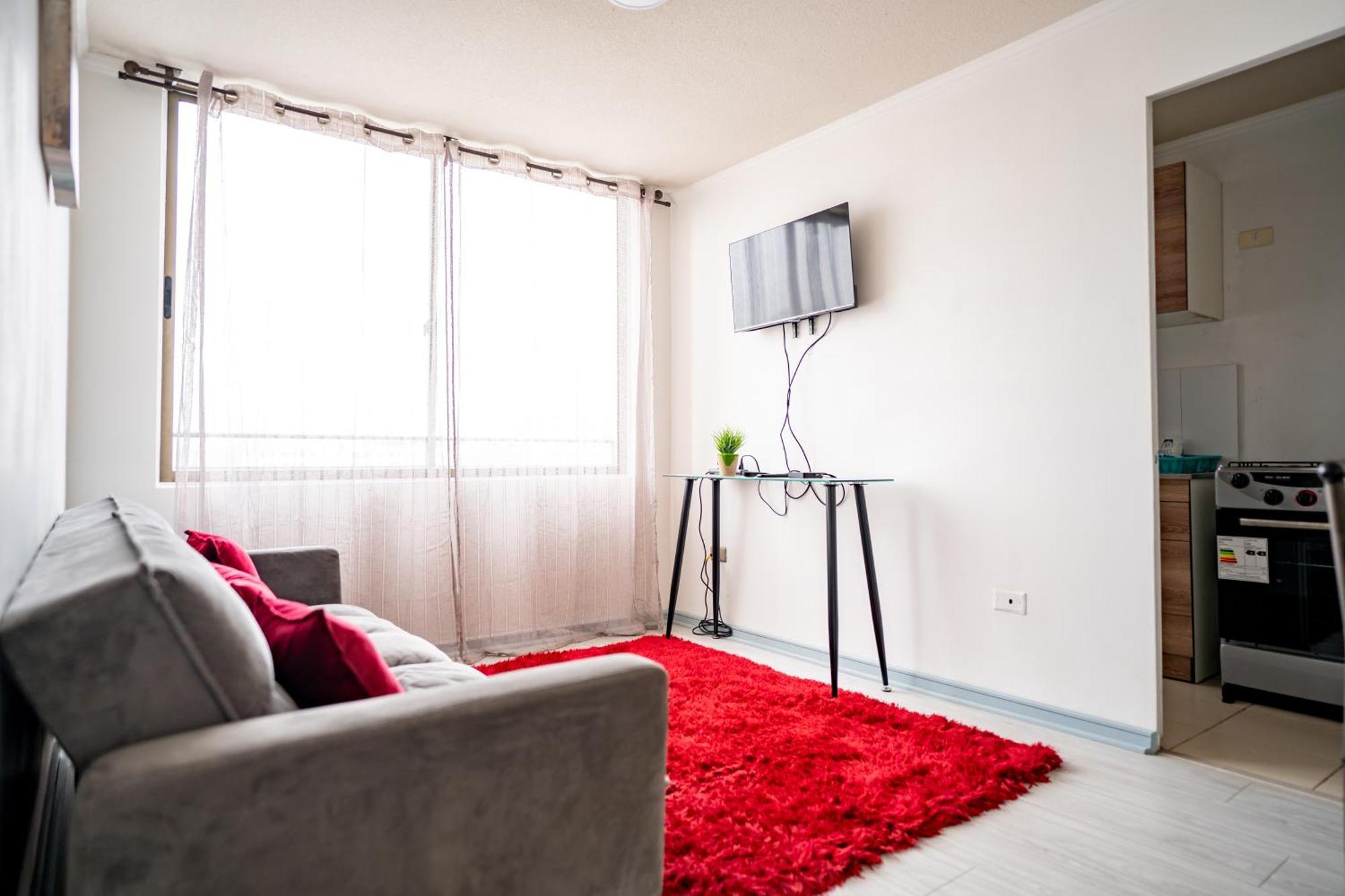Apartamento Bonito Departamento A Pasos Del Movistar Arena. Santiago de Chile