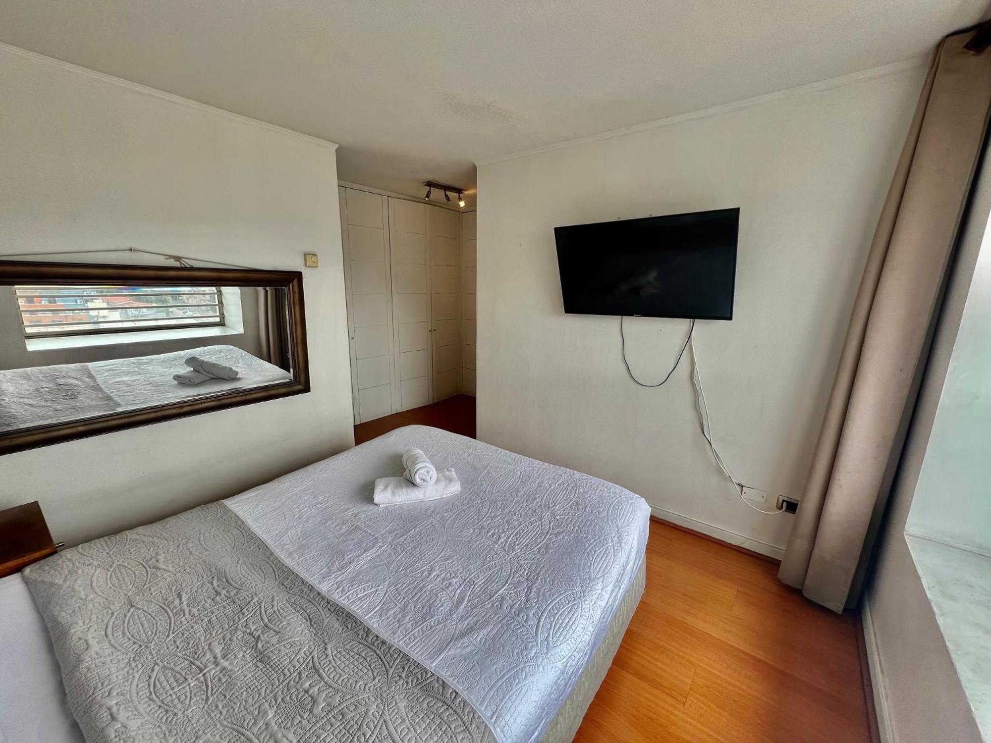 Apartamento Gran Terraza Con Vista Apoquindo, Apartamento Para 4 Personas, Las Condes Santiago de Chile