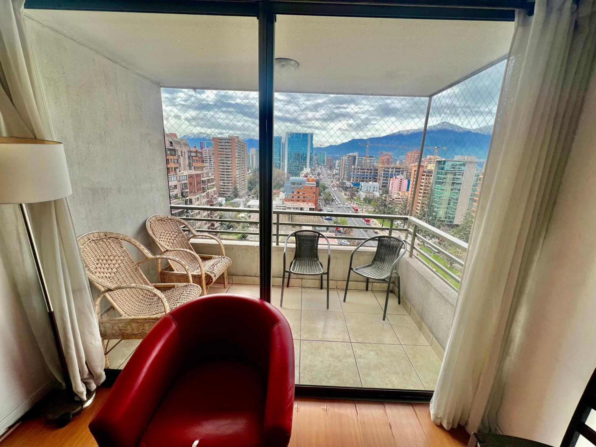 Gran Terraza Con Vista Apoquindo, Apartamento Para 4 Personas, Las Condes Santiago de Chile