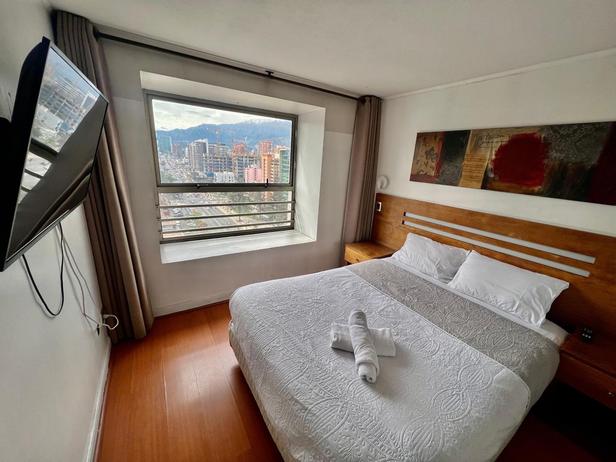 Apartamento Gran Terraza Con Vista Apoquindo, Apartamento Para 4 Personas, Las Condes Santiago de Chile