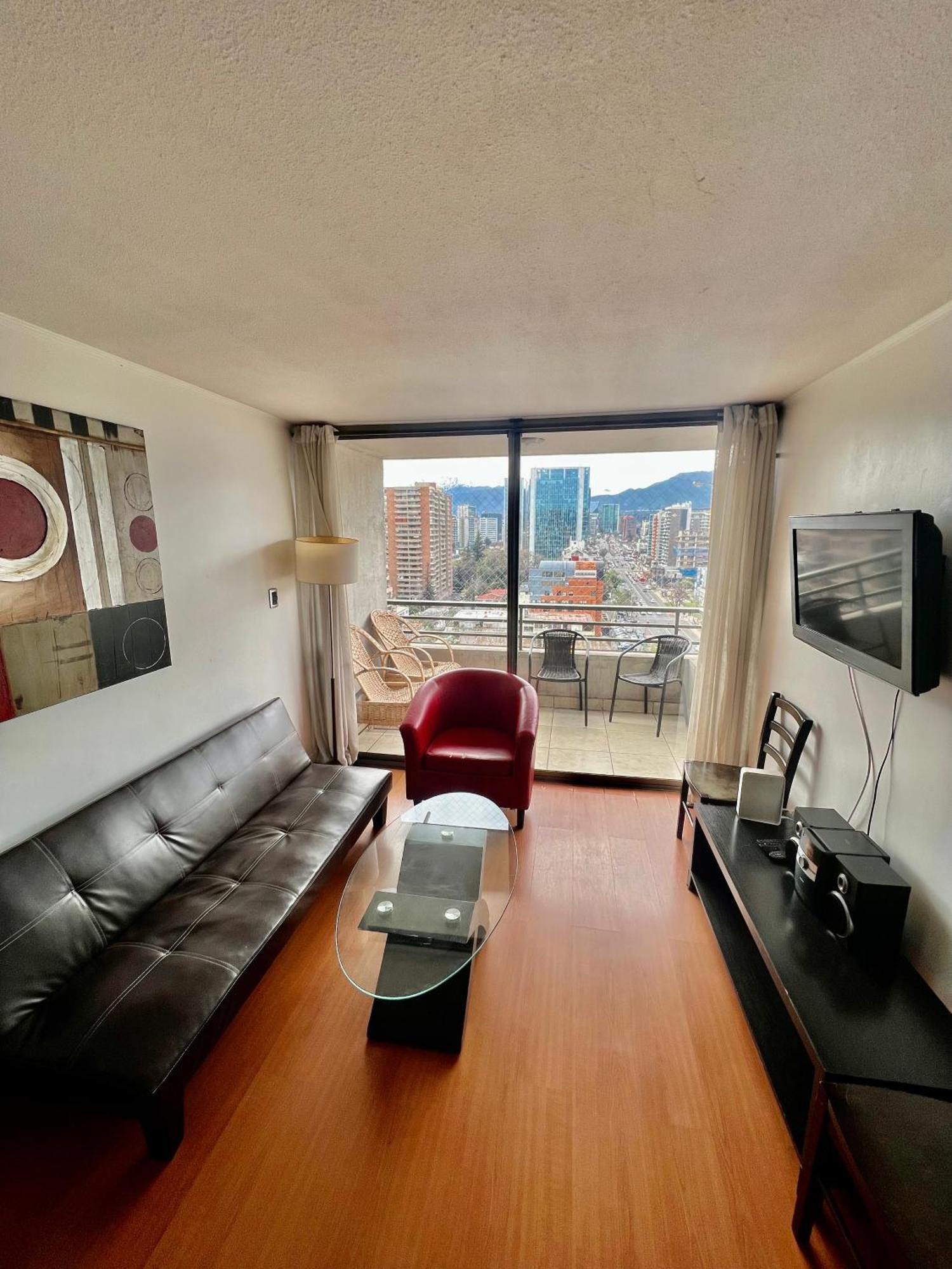 Gran Terraza Con Vista Apoquindo, Apartamento Para 4 Personas, Las Condes Apartamento
