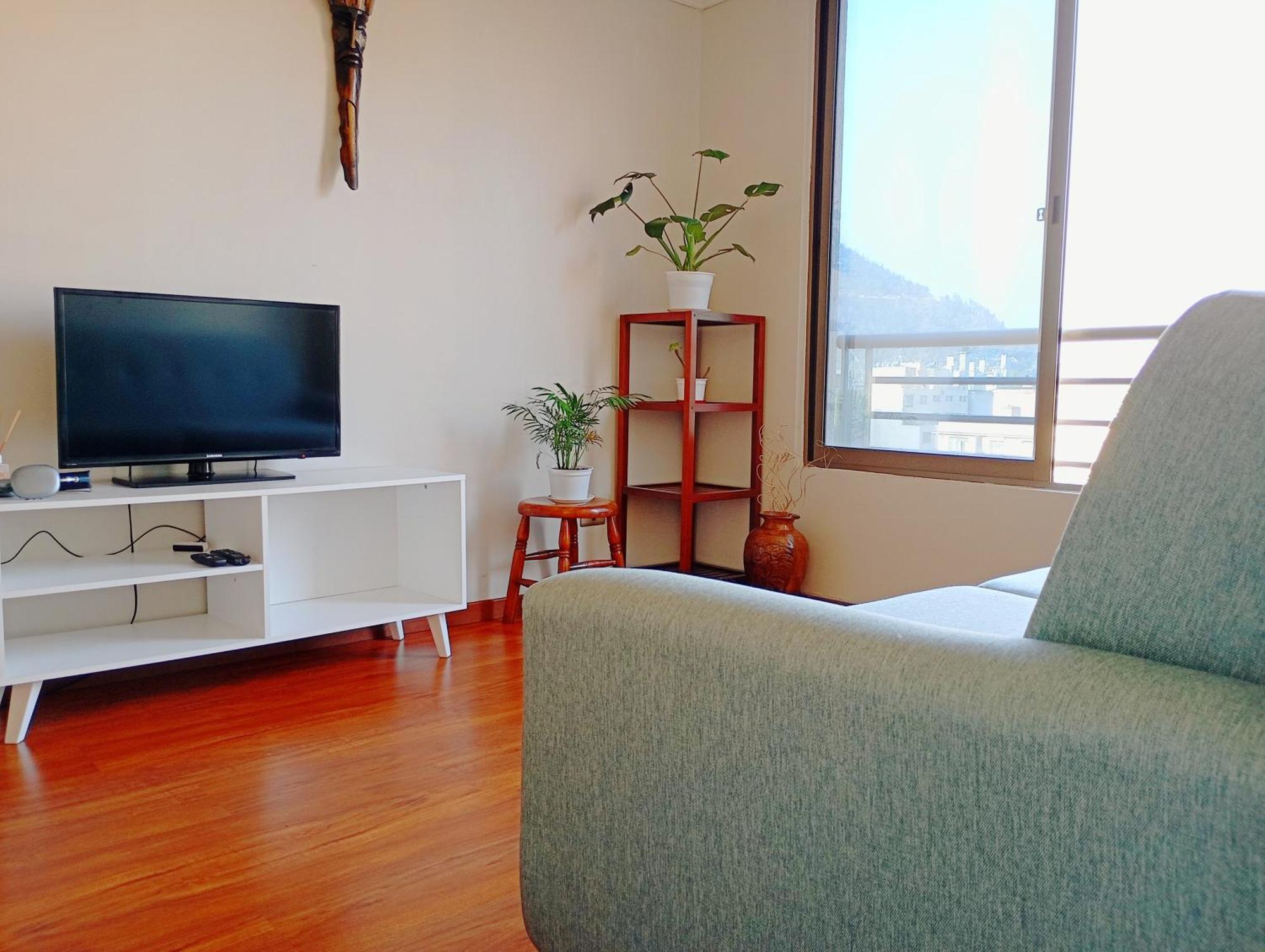Comodo Departamento En Barrio Bellas Artes * Santiago
