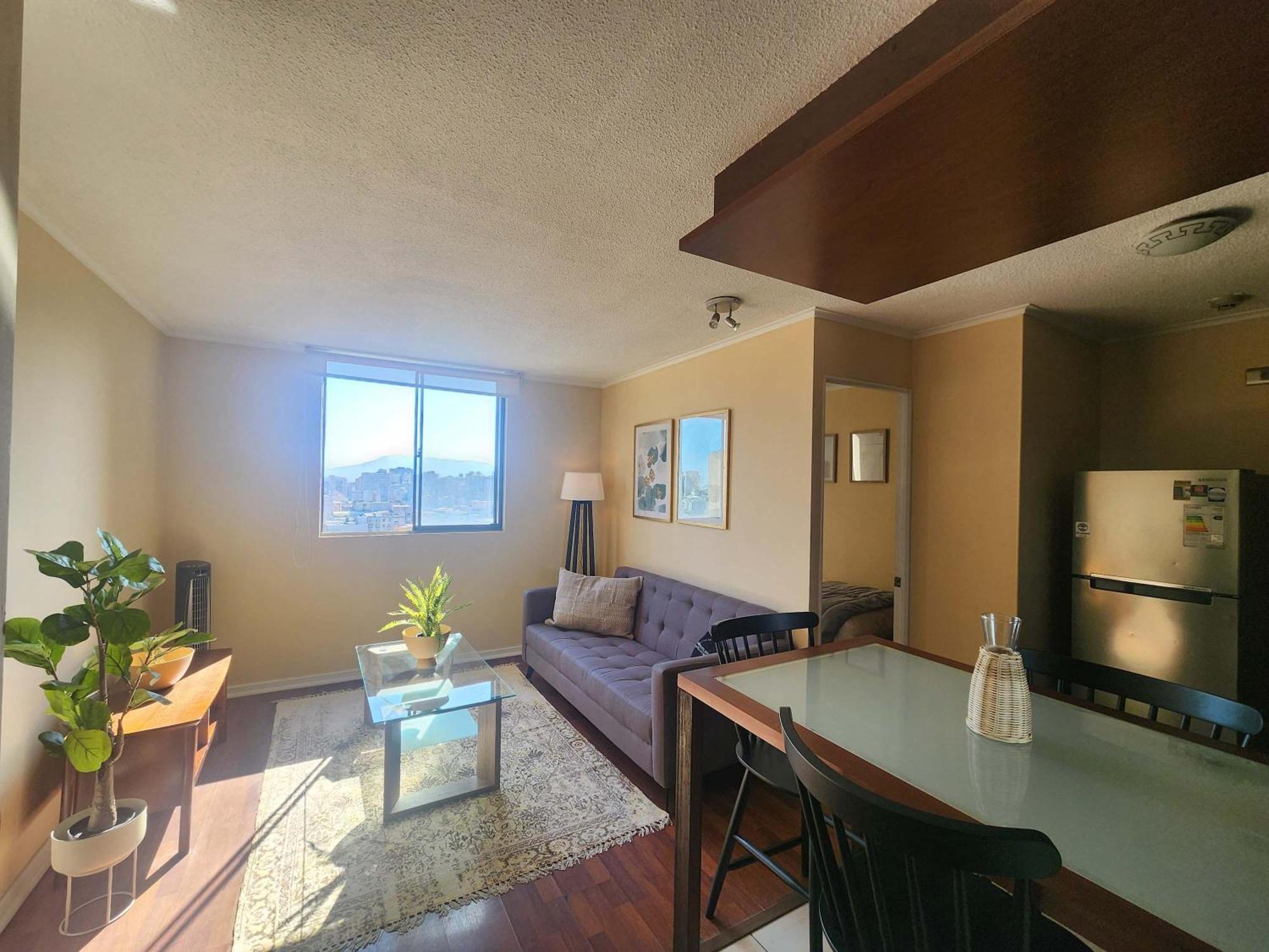 Apartamento Hom I Comodo Departamento 3pax 2d1b Calle Merced Stgo Santiago de Chile