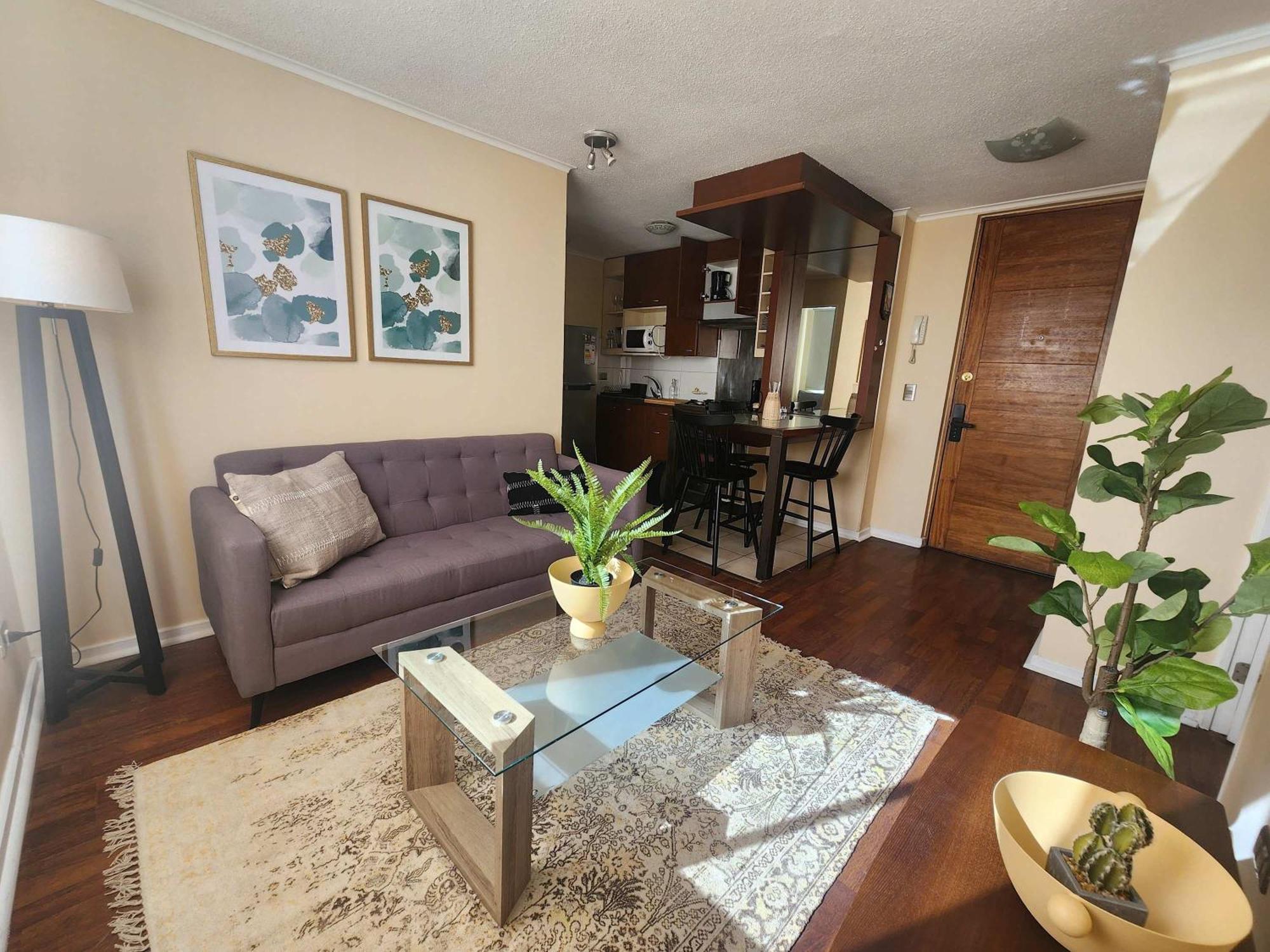 Hom I Comodo Departamento 3pax 2d1b Calle Merced Stgo Santiago de Chile