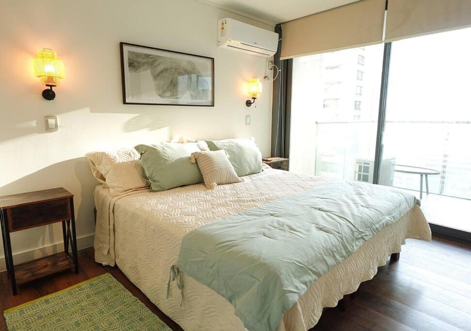 Depto Premium A Pasos Del Parque Arauco Con Aire Acondicionado Apartamento