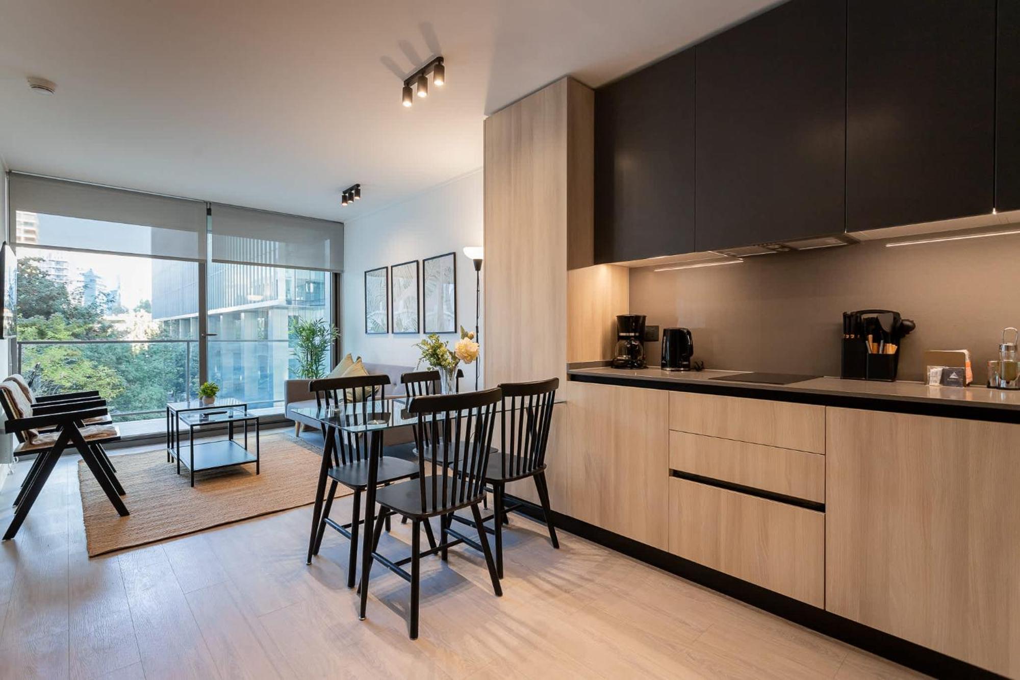 Apartment Charming 1br Retreat Close To Parque Arauco Mall Santiago