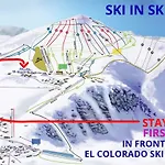NEW LOFT, SKI IN&OUT EL COLORADO, 4 personas, con piscina, caminado a pistas, Sanitizado