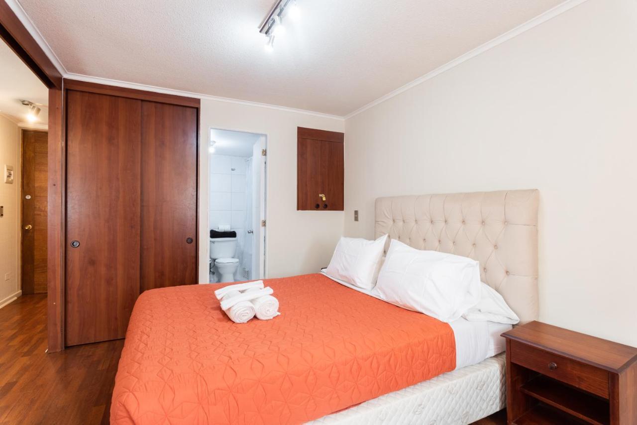 Apartamento Urban Burgundy - 1br, Metro, Wifi, Tv Santiago de Chile