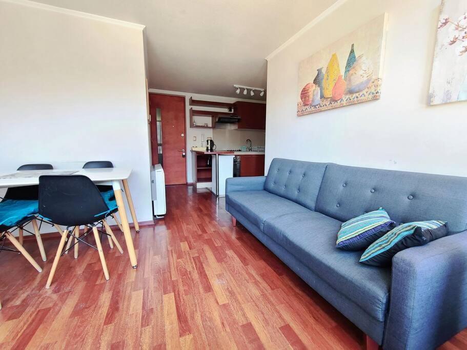 Centrico Departamento En Metro Parque Bustamante Santiago