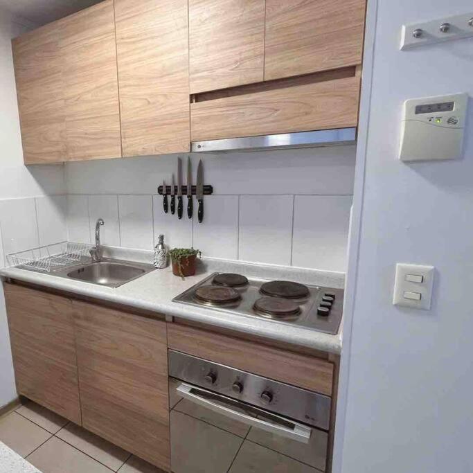 Căn hộ Apartamento Estilo Boho Chic 200m Metro La Cisterna Con Estacionamiento Santiago
