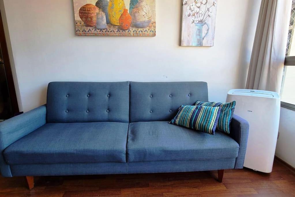 Centrico Departamento En Metro Parque Bustamante Apartamento