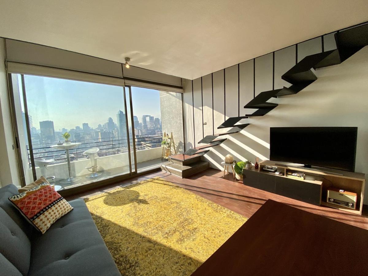 Loft Smart Panoramic - Office Pool Laundry Wifi Apartment Santiago