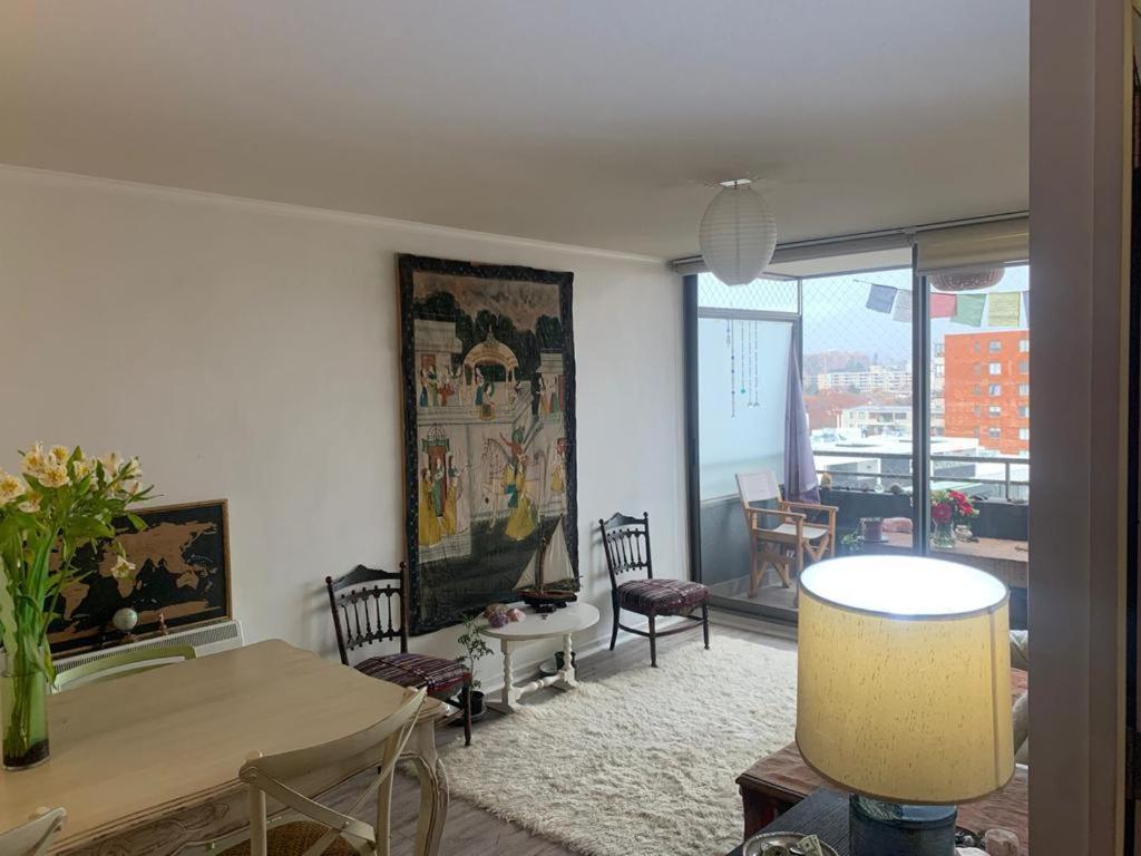 Apartamento Departamento Luminoso A Pasos Del Barrio Italia Con Vista A La Cordillera Santiago
