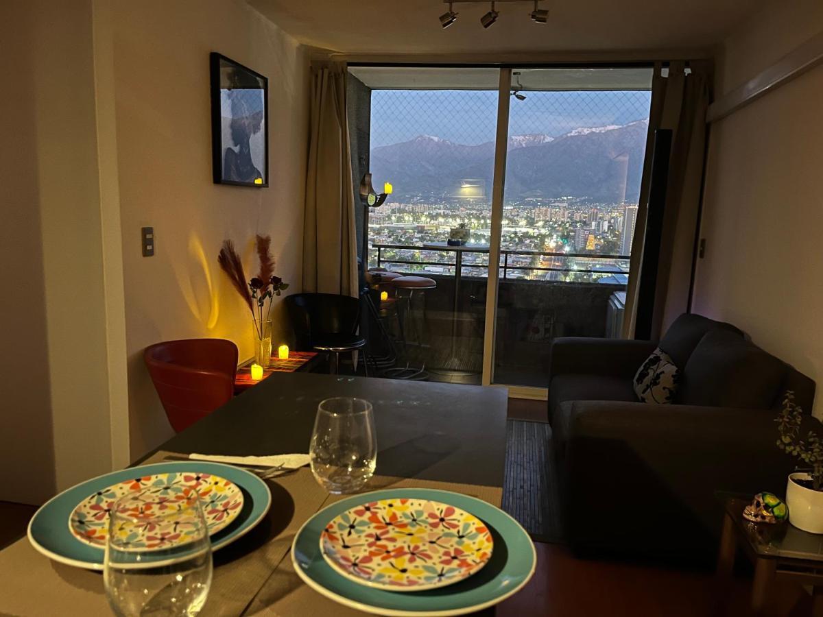 Amazing View Of Santiago Con Calefaccion Y Estacionamiento Interior