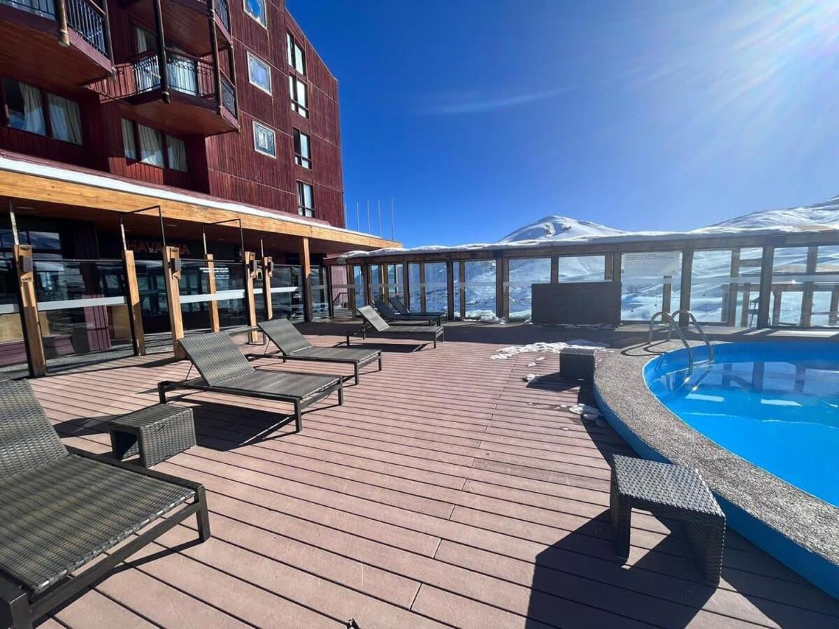 Apartamento Edif Mirador Del Inca Espectacular Loft En Valle Nevado 10pax Piscina *