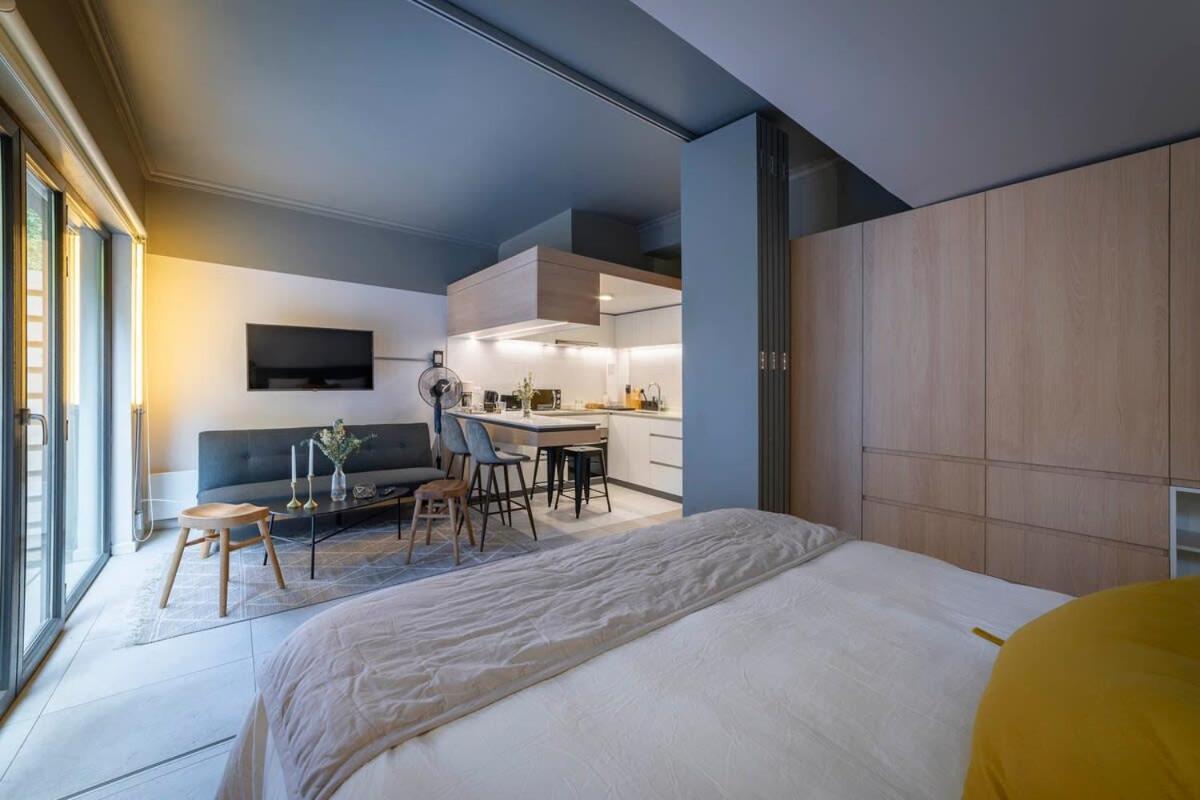 Apartamento Elegante Estudio Terraza Privada En Providencia Santiago de Chile