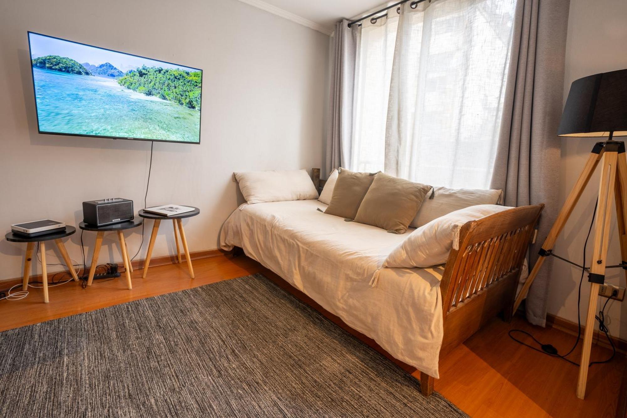 Lounge Lastarria - Wifi, 2 Beds, Equiped Kitchen Căn hộ
