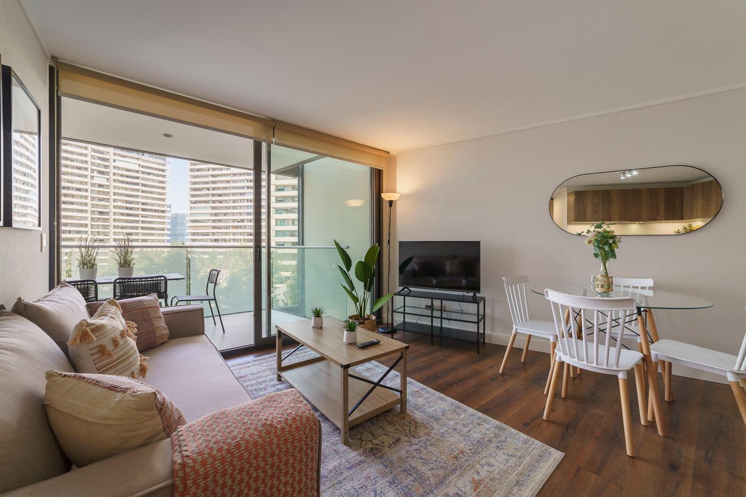 Comodidad Y Lujo Fusionados En Las Condes Apartment *