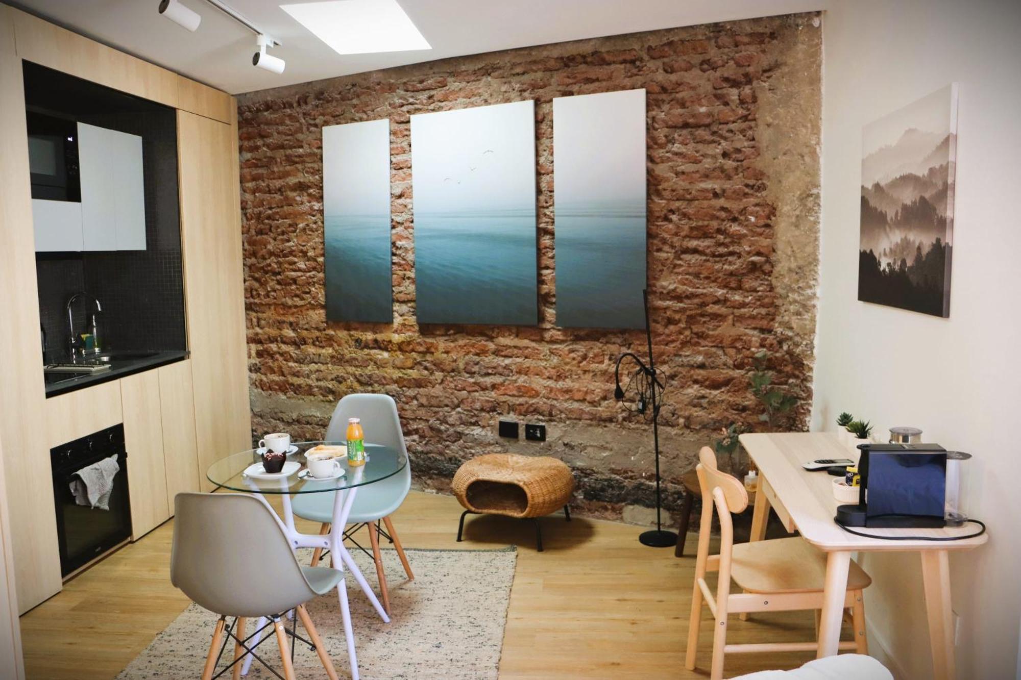 Hom I Confortable En Bohemio Barrio De Lastarria Apartment