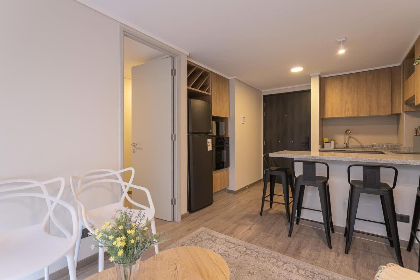 Apartamento Noches Santiaguinas 1d1b En El Centro Santiago de Chile