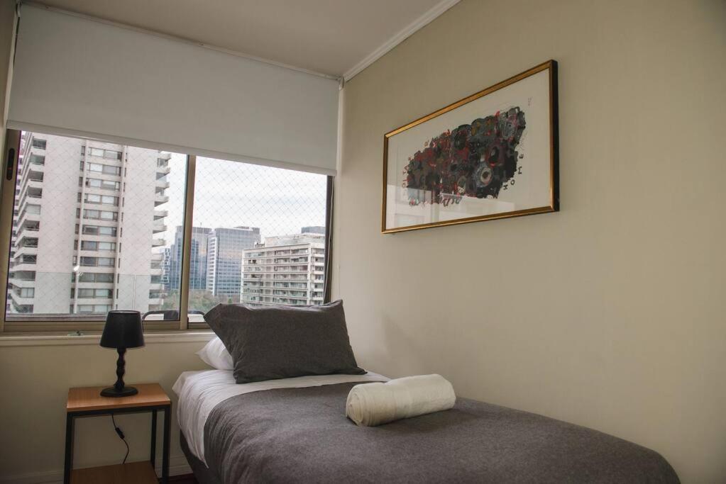 Lujoso Departamento A Pasos De Parque Arauco Apartment Santiago