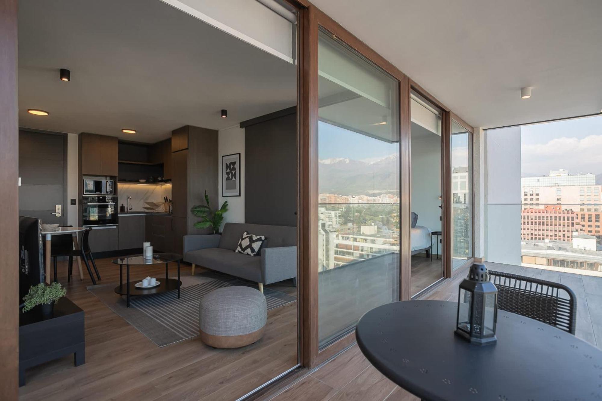 Apartment Elegancia En Condes 2d2b Con Estilo Santiago