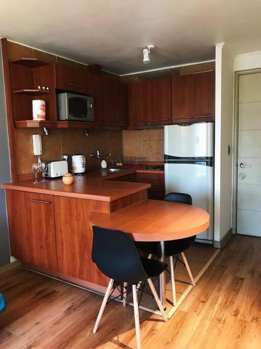 Apartamento Y Acogedor Dpto Cerca Metro Baquedano 1303 *