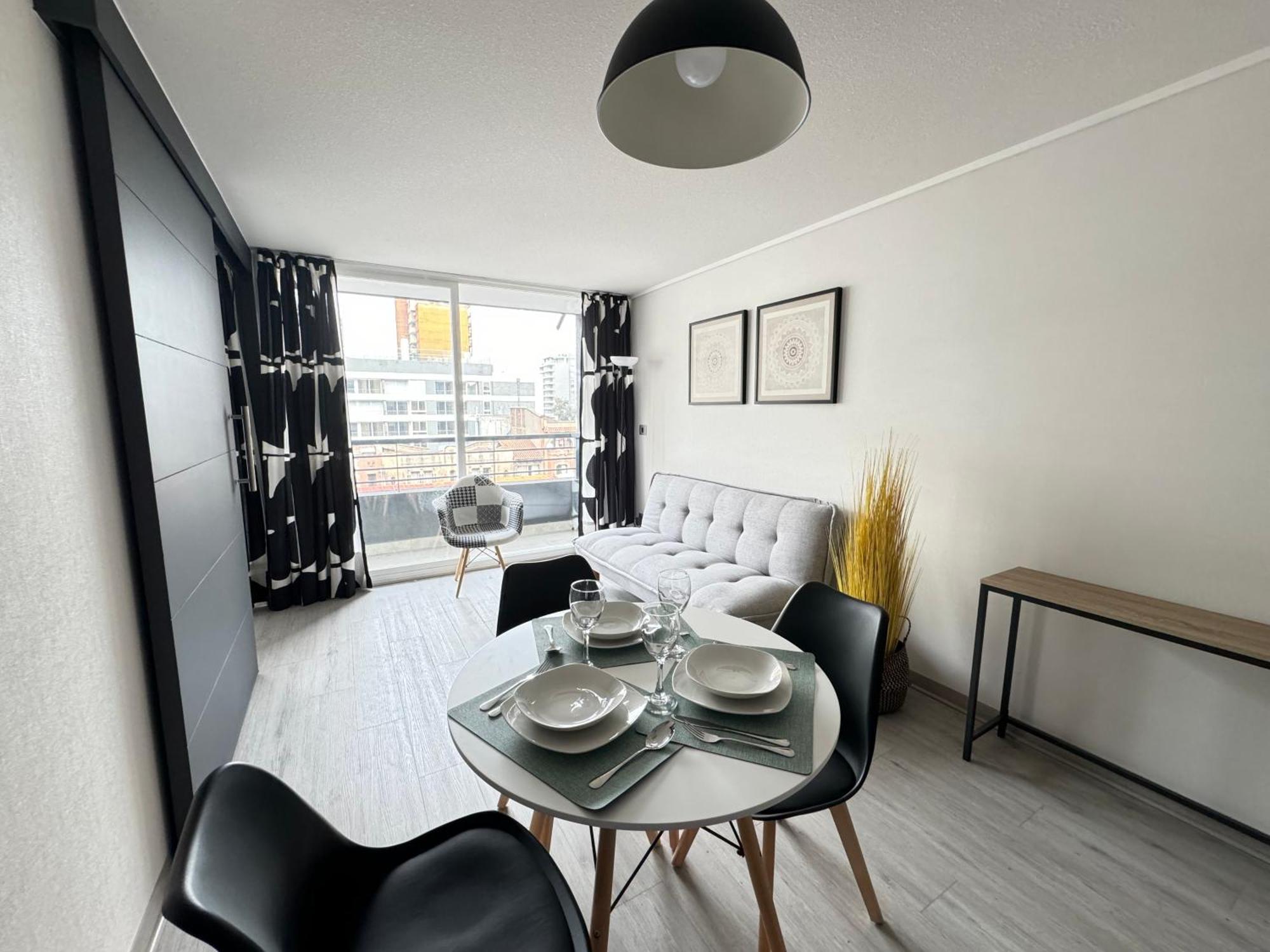Apartment Relax Centrico En Con Gym Y Piscina Santiago