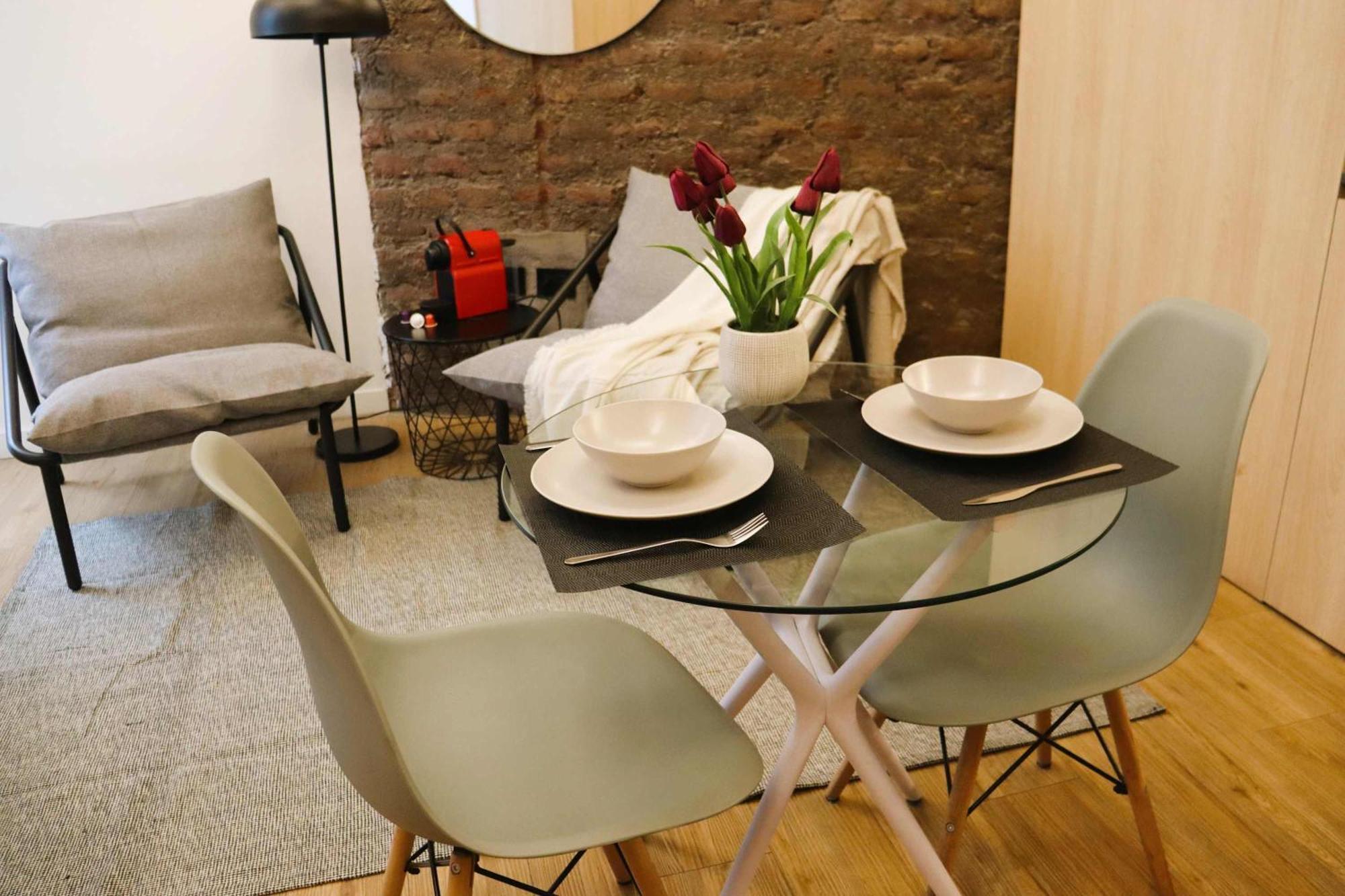 Hom Hermoso Depto Con Terraza 2 Personas