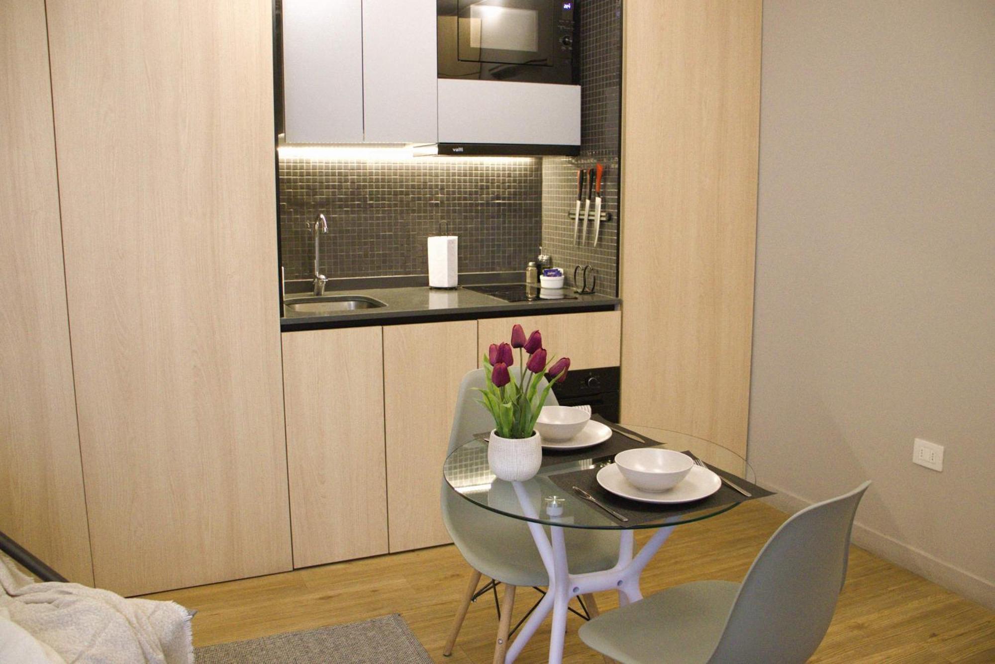 Hom Hermoso Depto Con Terraza 2 Personas Apartment Santiago
