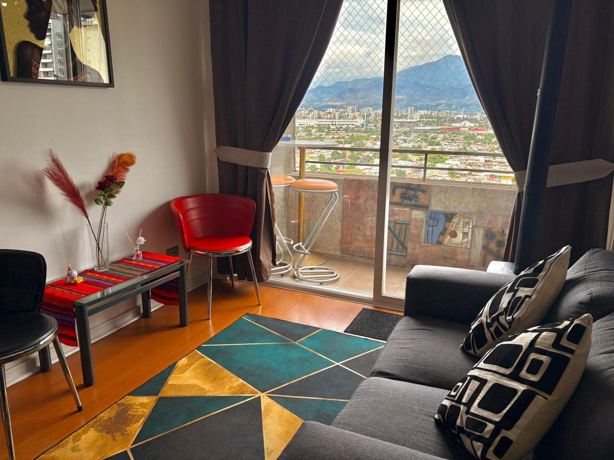 Amazing View Of Santiago Con Calefaccion Y Estacionamiento Interior Apartment Santiago