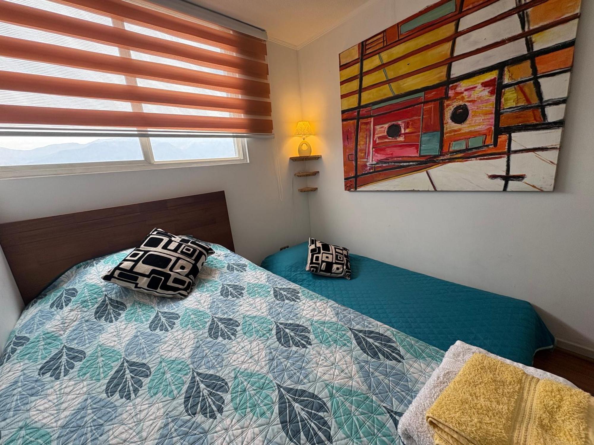 Amazing View Of Santiago Con Calefaccion Y Estacionamiento Interior Apartment