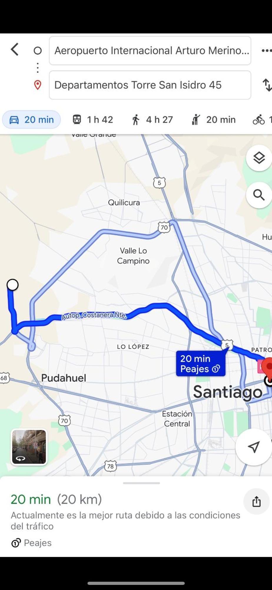 1centro Historico, Salida Metro Santa Lucia * Santiago