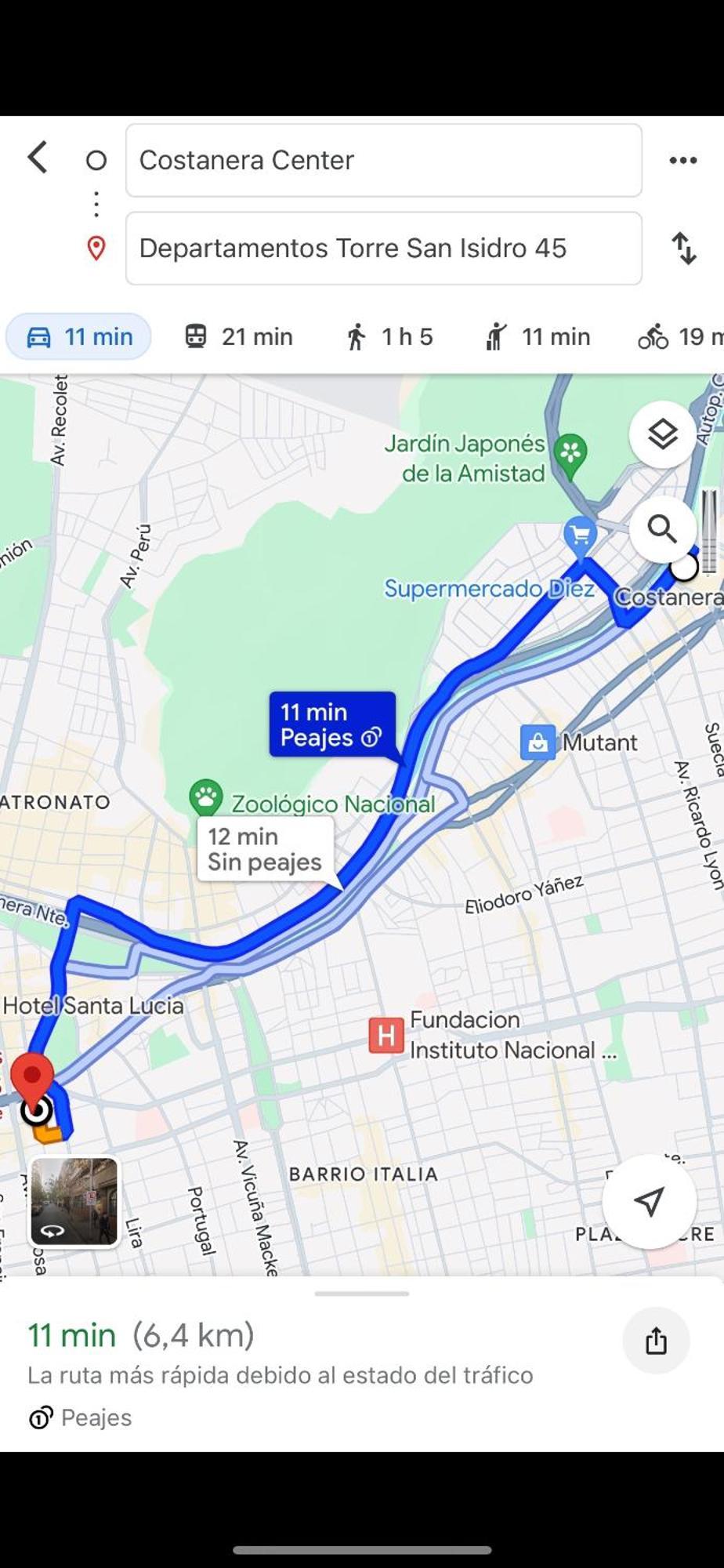 1centro Historico, Salida Metro Santa Lucia Santiago