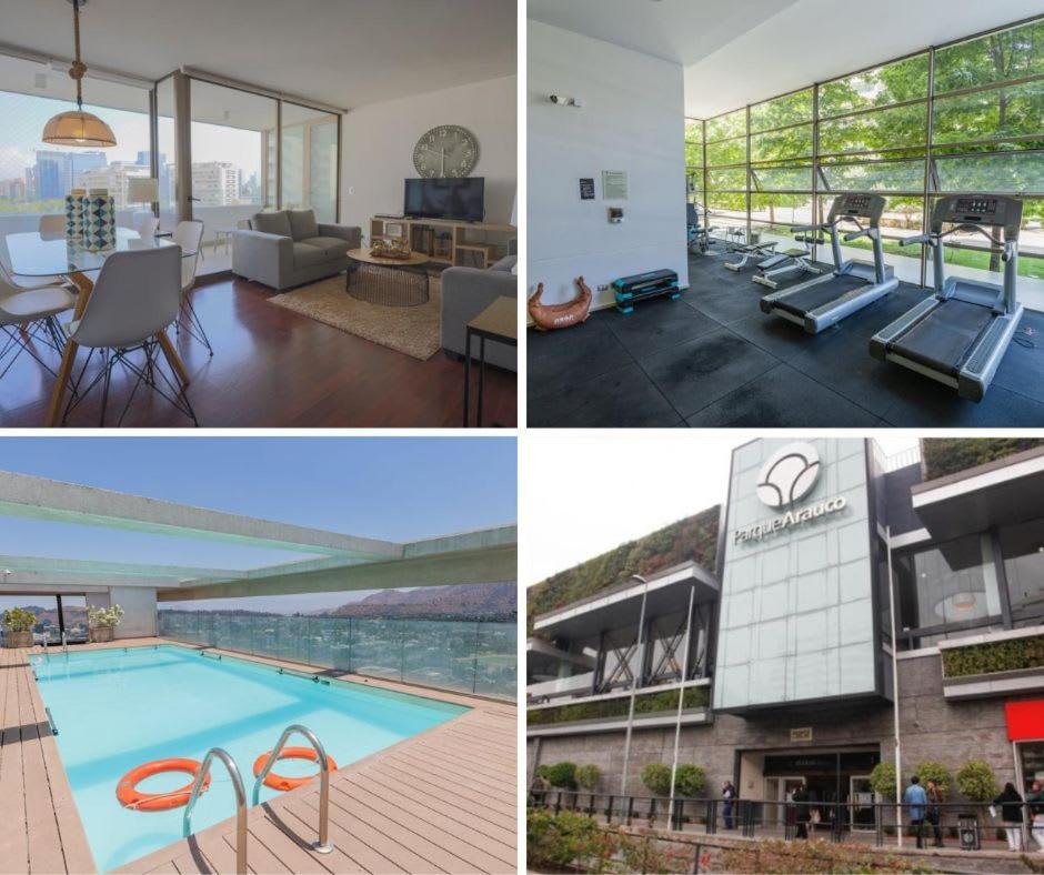 Espacioso Depto 2br 2ba - Sector Parque Arauco Apartamento Santiago