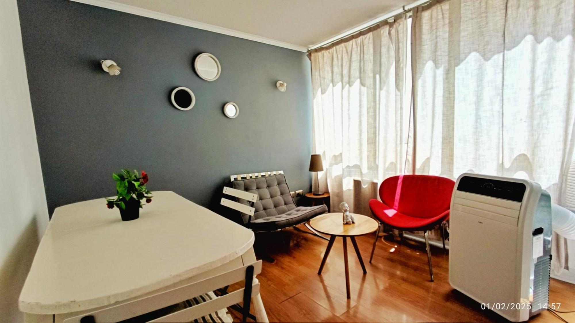 Refugio Urbano Con Aire Acondicionado En El Historico Barrio Lastarria Apartamento Santiago