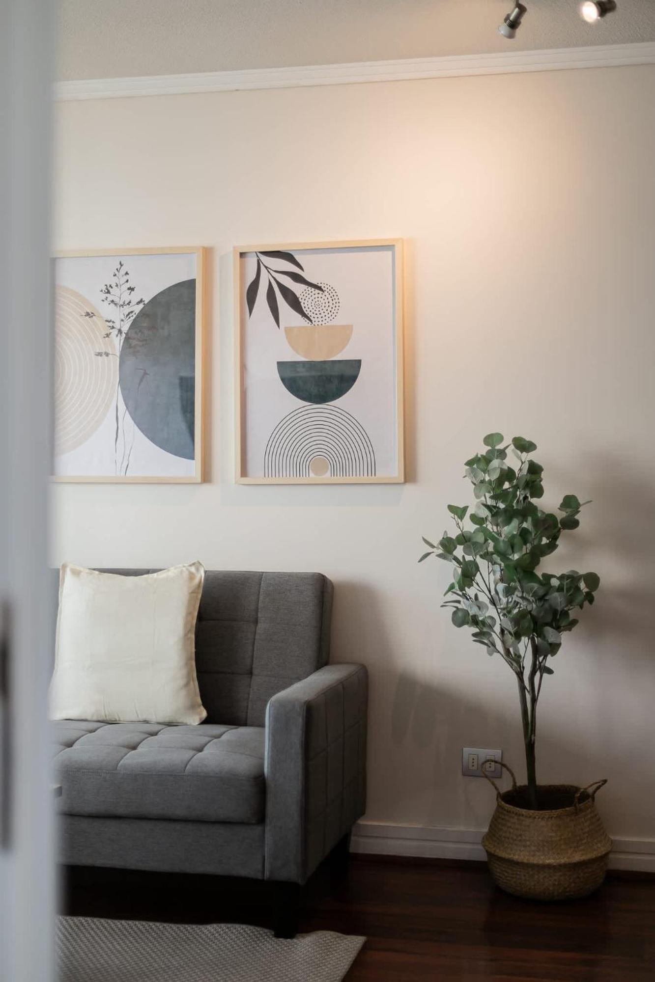 Modern Design Cozy 1b 1b Apartment Santiago