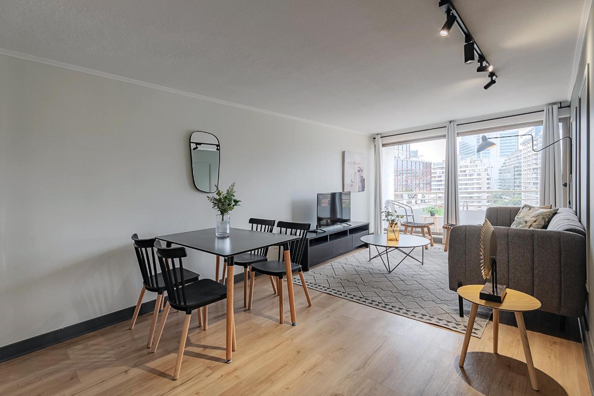 Departamento Familiar Con Terraza En Providencia *