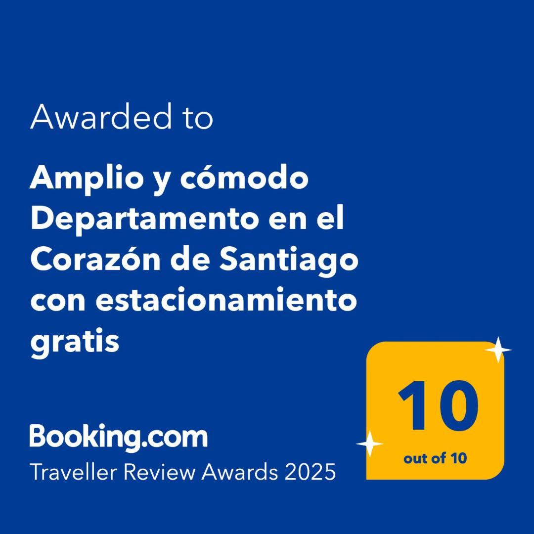 Apartment Amplio Y Comodo Departamento En El Corazon De Con Estacionamiento Gratis Santiago