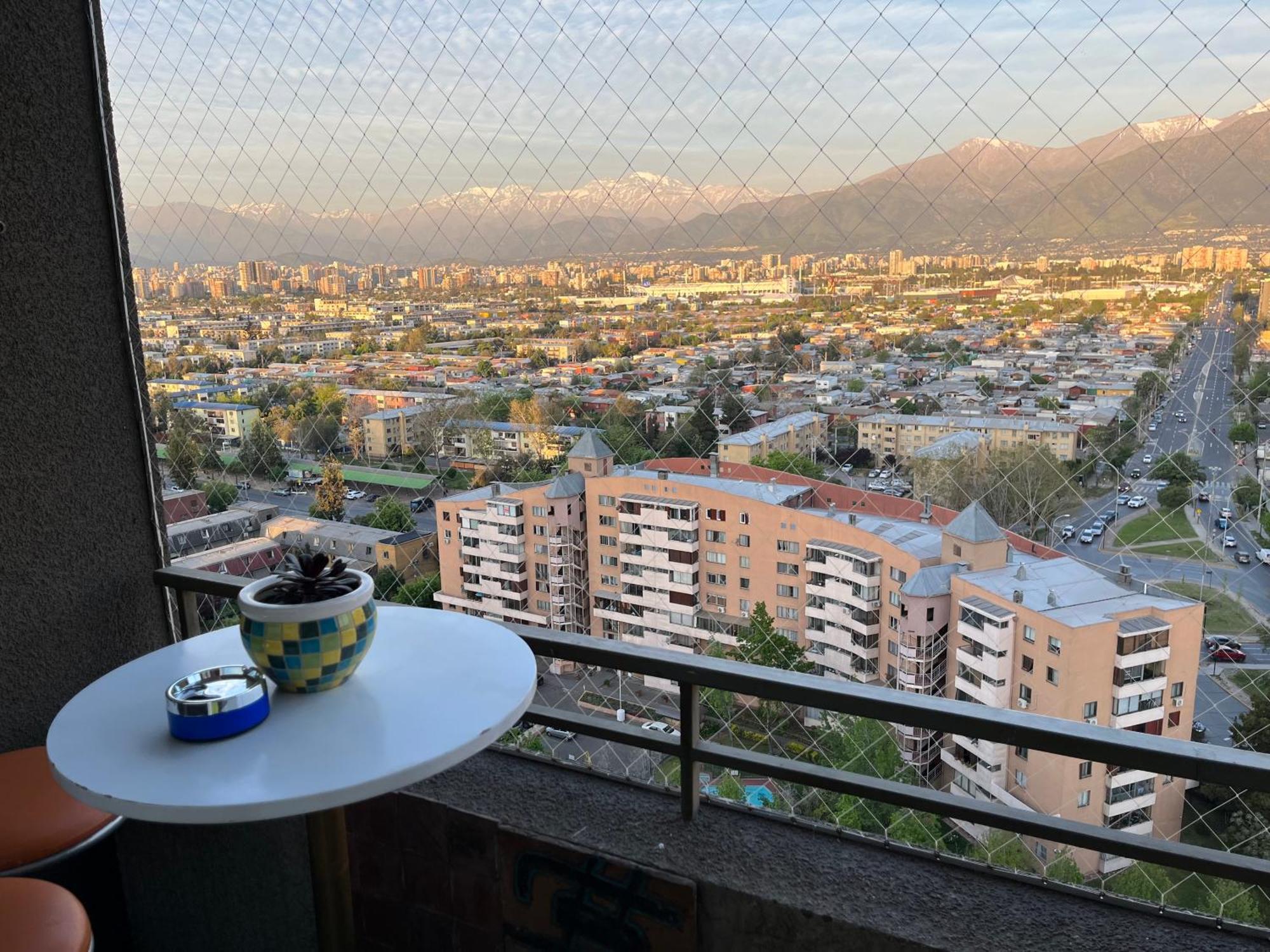 Apartment Amazing View Of Santiago Con Calefaccion Y Estacionamiento Interior