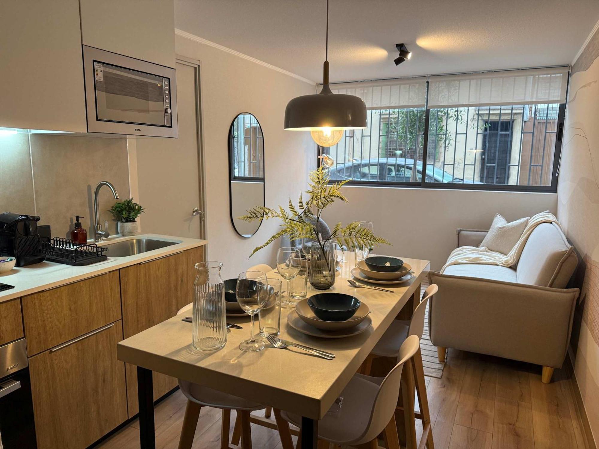 Hom I Acogedor Depto 4pax 2d2b Callemarin * Santiago
