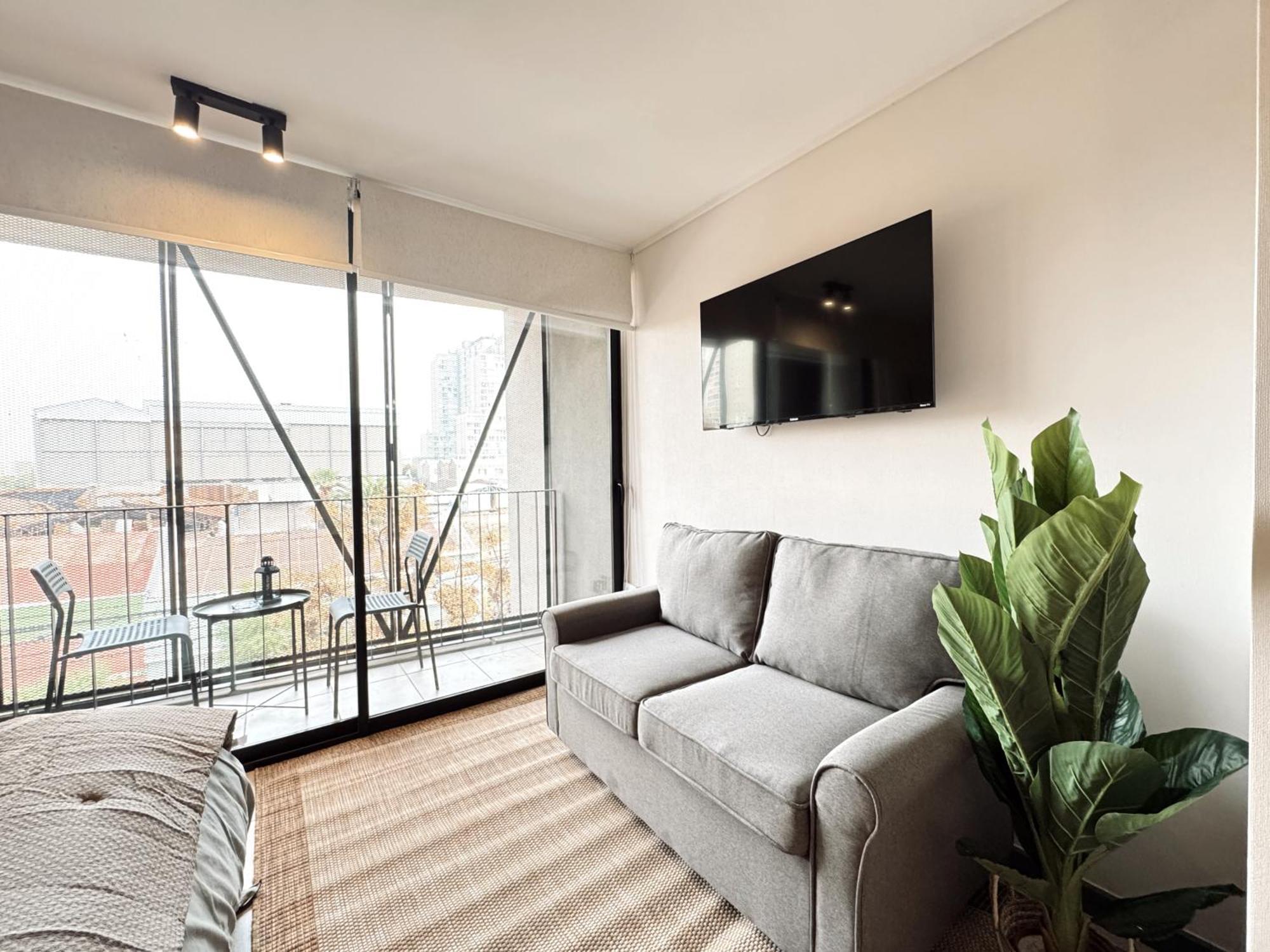 Departamento 1d1b, Movistar Arena De Chile Apartment *