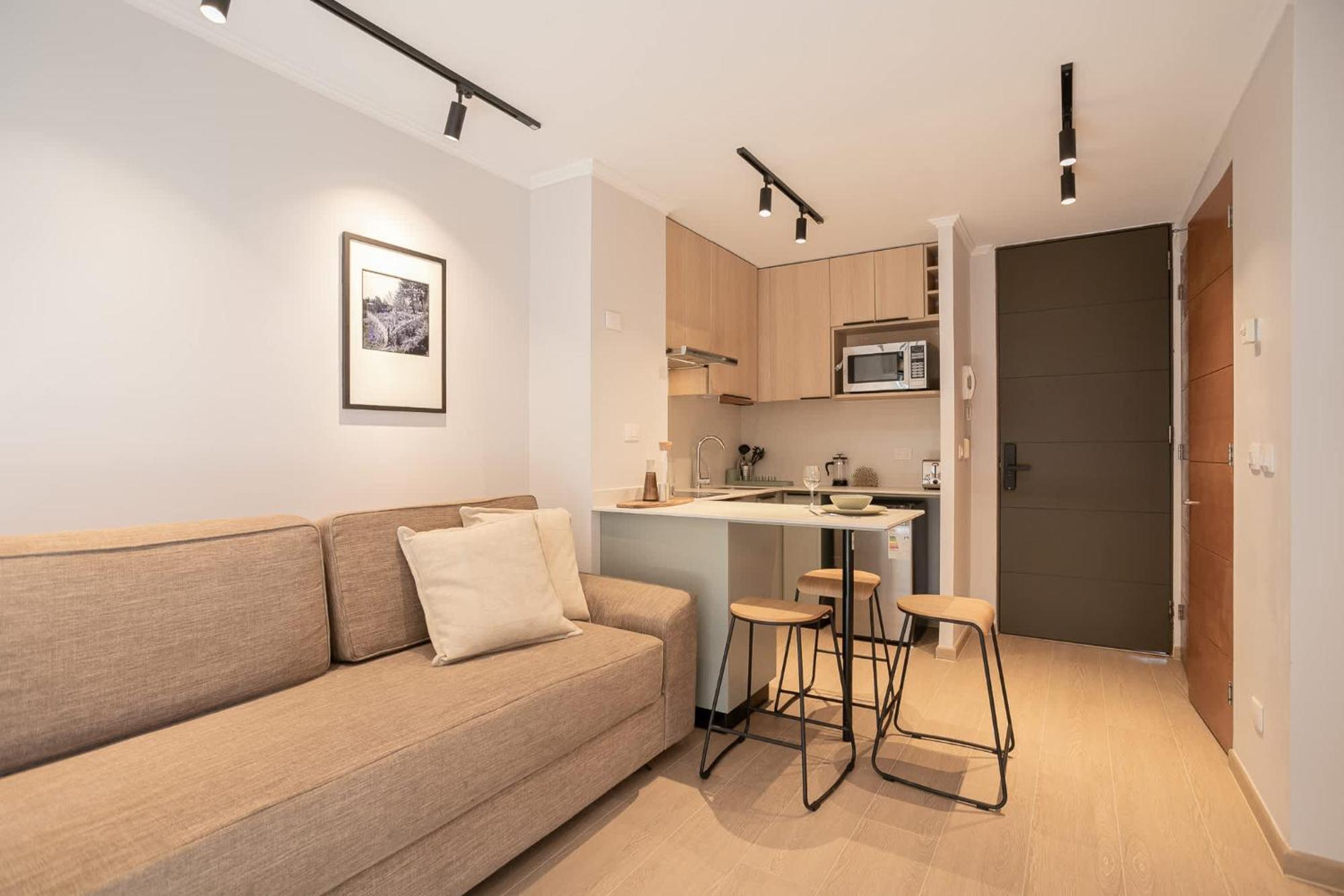 Depto En Providencia Con Ac 3 Pers Apartment *