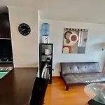 Gran Terraza Con Vista Apoquindo, Apartamento Para 4 Personas, Las Condes
