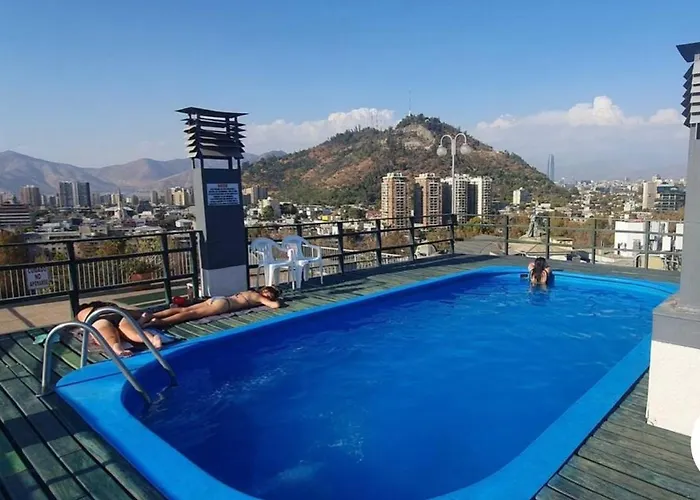 Departamento Centro Santiago Con Piscina Y Climatizador