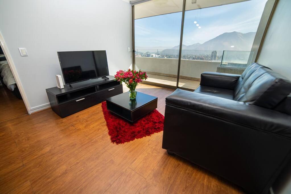 Condes, Al Lado De Marriott Y Parque Arauco, Ideal Trabajo, Salud Y Vacaciones Apartamento