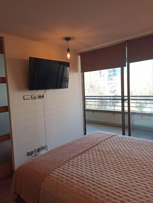 Dpto Costanera Center, Metro Leones 1 Dorm Santiago